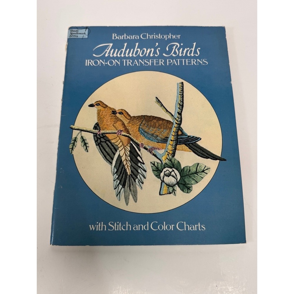 Audubon's Birds Iron-On Transfer Patterns Barbara Christopher Dover 1979 Vintage